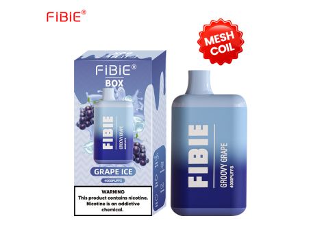 FIBIE 4000 puffs jednorazowy e-papieros o smaku GRAPE ICE